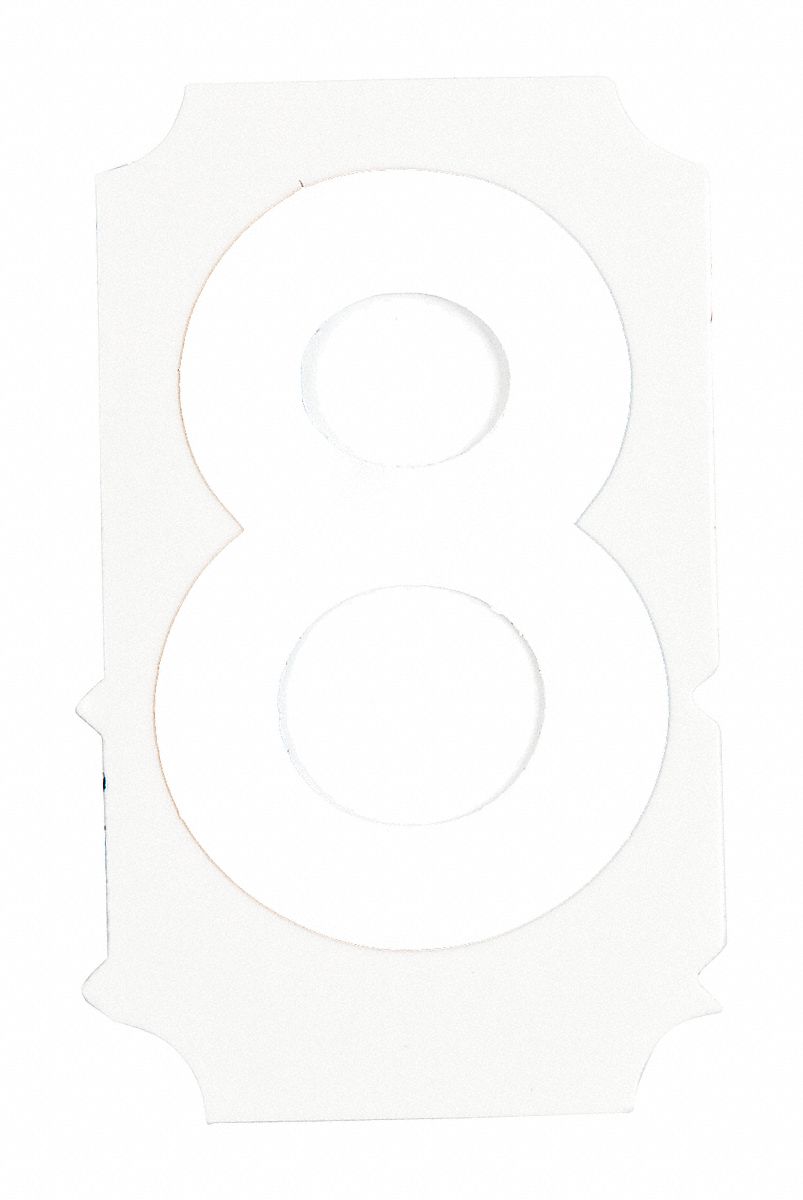 BRADY NUMBER/LETTER 5130-8 10/PK - 12872 - BDY5130-8 | 5130-8 ...