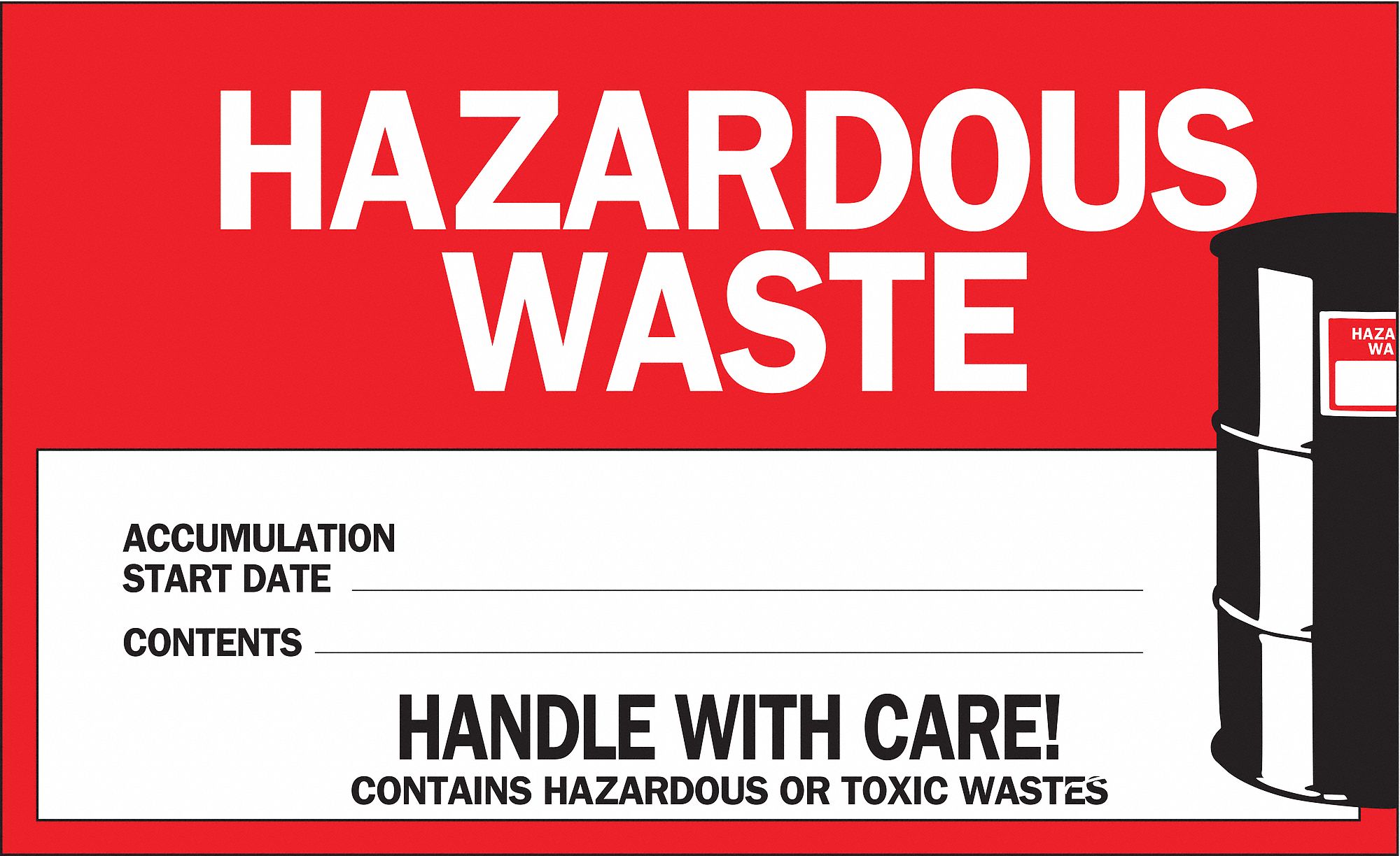 DOT HANDLING LABEL,WASTE,6