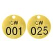 Cold Water Numbered Valve Tags
