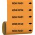 Weak Wash Adhesive Pipe Markers on a Roll