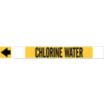 Chlorine Water Fiberglass Carrier Mounted with Strapping Pipe Markers