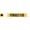 Hydraulic Fluid Fiberglass Carrier Mounted with Strapping Pipe Markers