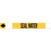 Seal Water Fiberglass Carrier Mounted with Strapping Pipe Markers