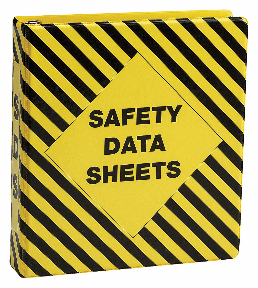 BRADY Binder, English, Includes MSDS Binder, Safety Data Sheets, 2 in ...