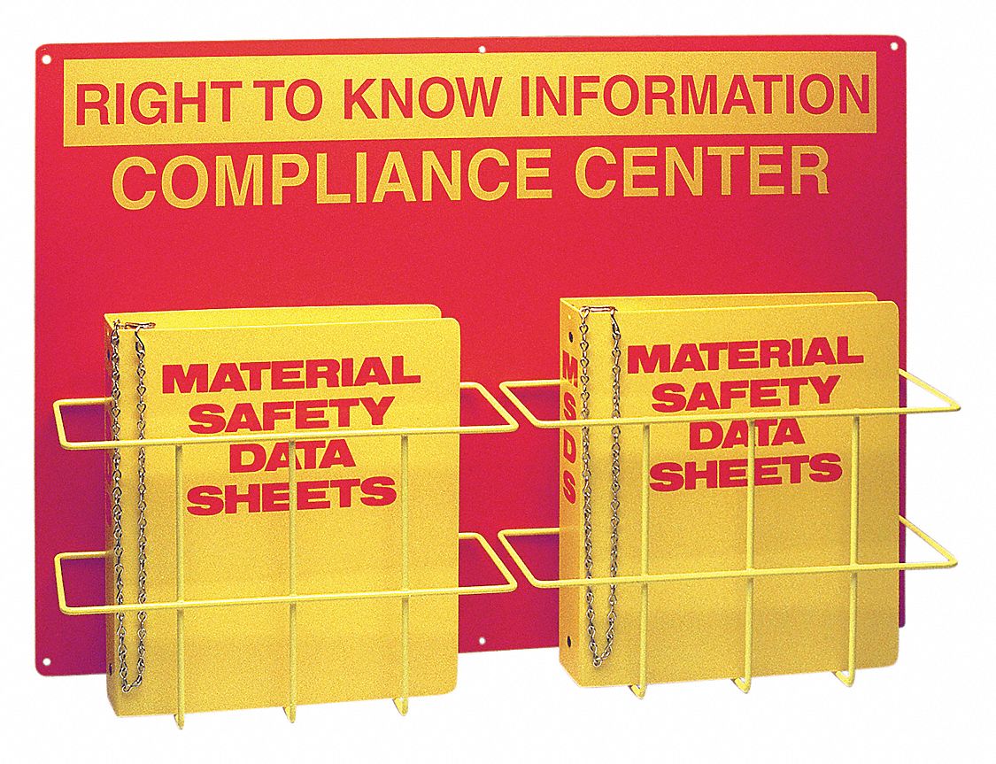 BRADY Right to Know Compliance Center, English, Red - 20TJ12|RK208A ...