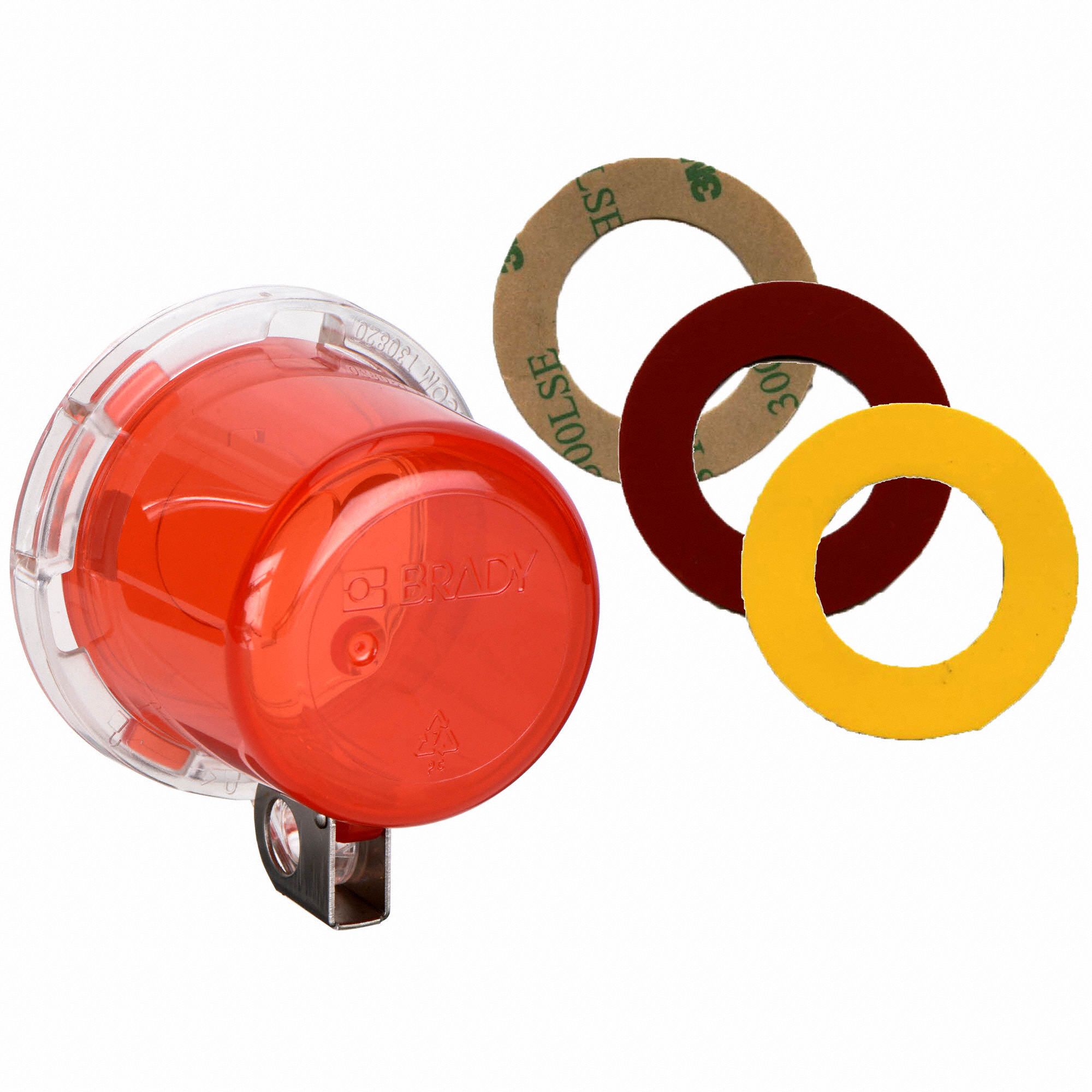 16 mm Brady 130822 Push Button Lockout Base Plastic 