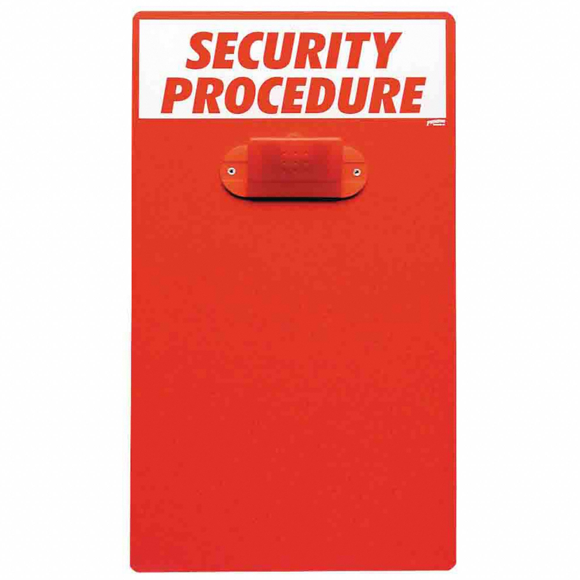 Clipboard: 17 in Overall Ht, 9 1/2 in Overall Wd, English, Workplace Safety, Clipboard