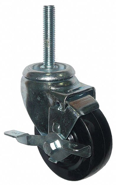 GRAINGER APPROVED CASTER SWIV STEM 3-1/2IN 160 LB - Stem Casters ...