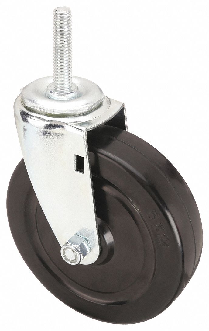 NSF-Listed Sanitary Threaded Stem Caster