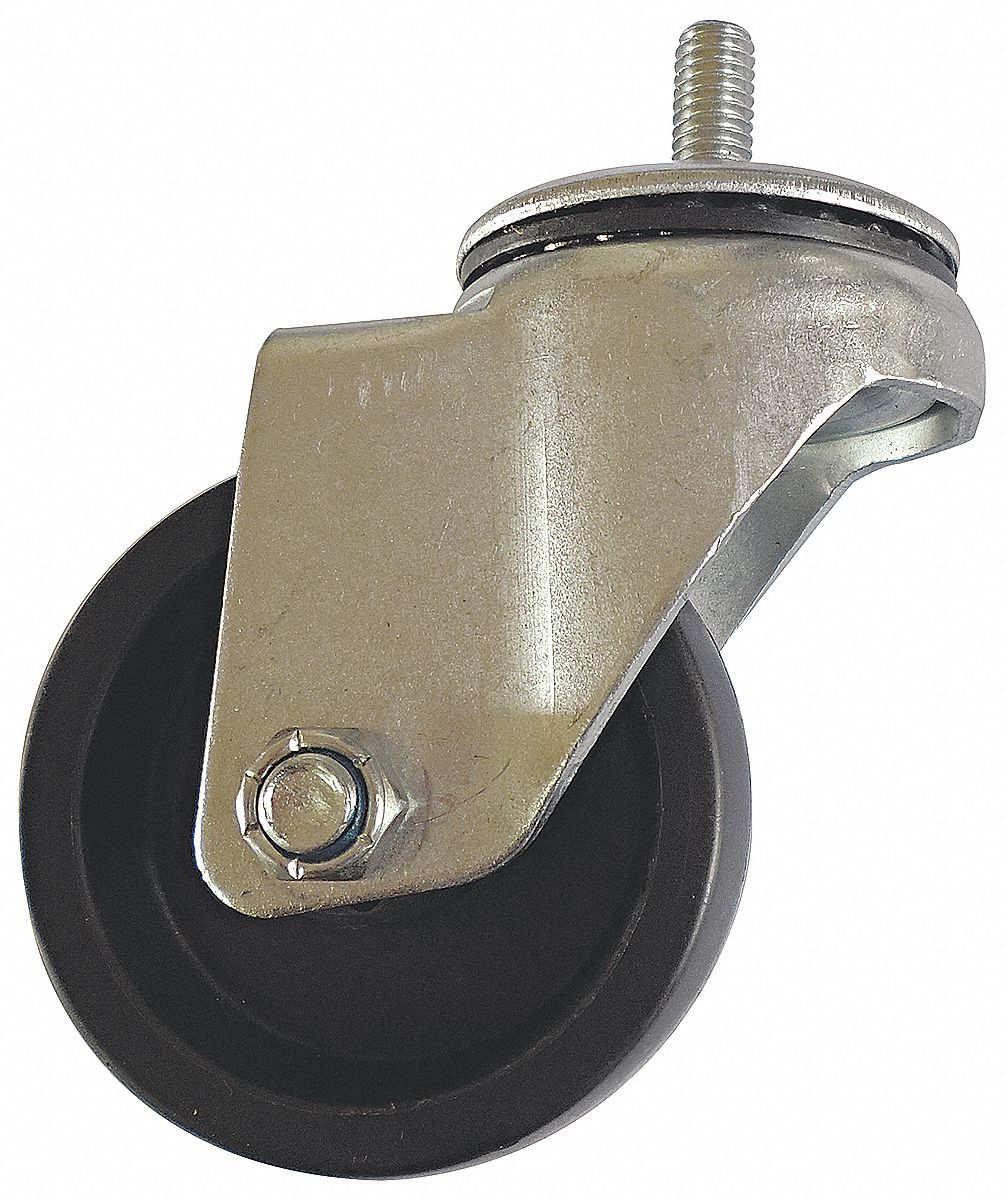 General Purpose Threaded Stem Caster 210 lb Load Rating-Each 3 in Wheel Dia 