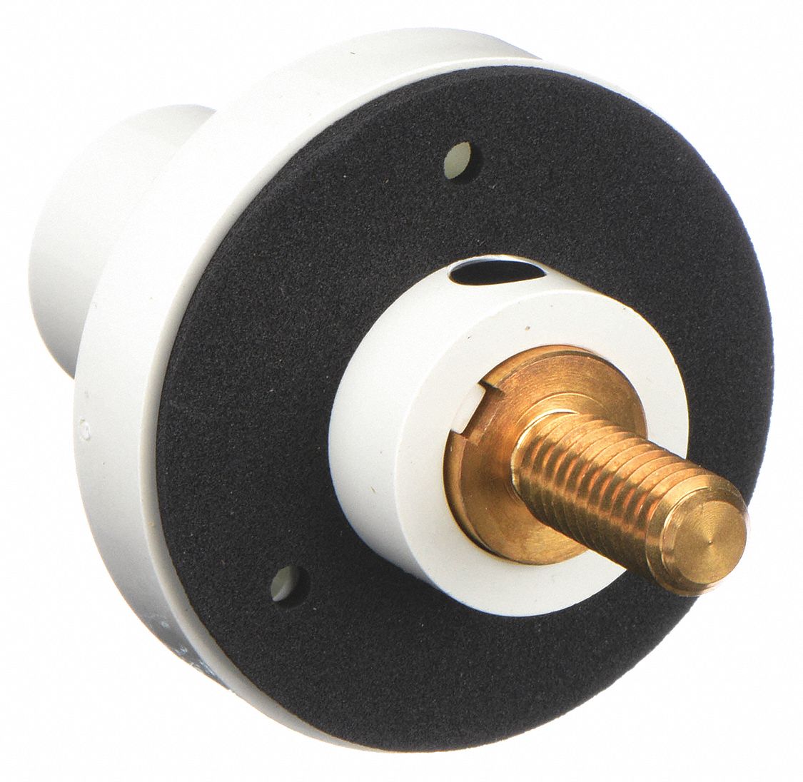 Receptacle: For Female Connectors, 150 A, Straight, White, Round, Through Hole Mounting