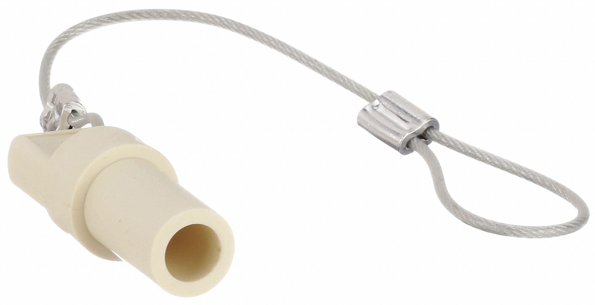 Single Pole Connector: 150 A Compatible Device Current, For Male Plugs, White