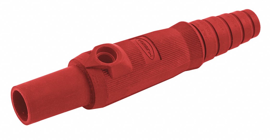 Single Pole Connector Body: 150 A, Female Connectors, Red