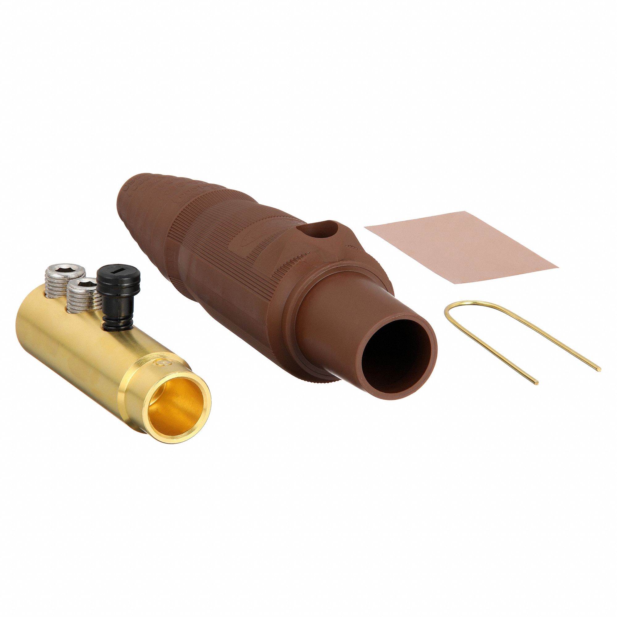 Connector: Male Plug, 300 A, Brown