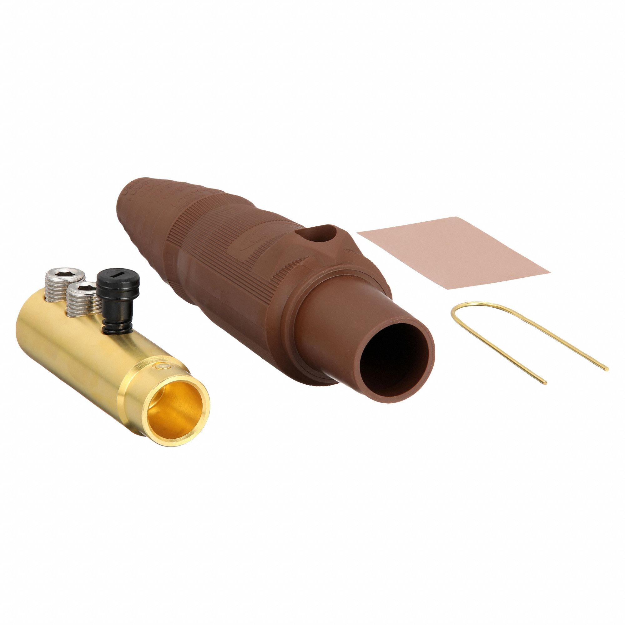 Connector: Male Plug, 400 A, Brown