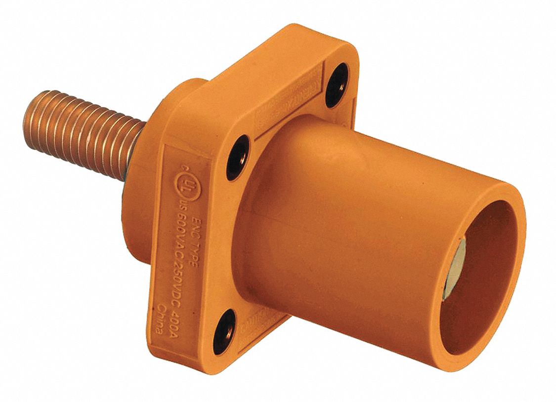 HUBBELL, Receptacle, 300/400AC/DC, Receptacle 20TT06HBLMRSCO Grainger