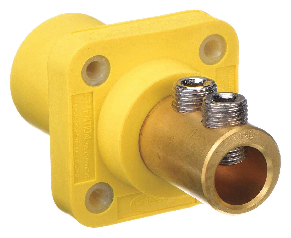 For Female Connectors, 400 A, Receptacle 20TR69HBLMRY Grainger