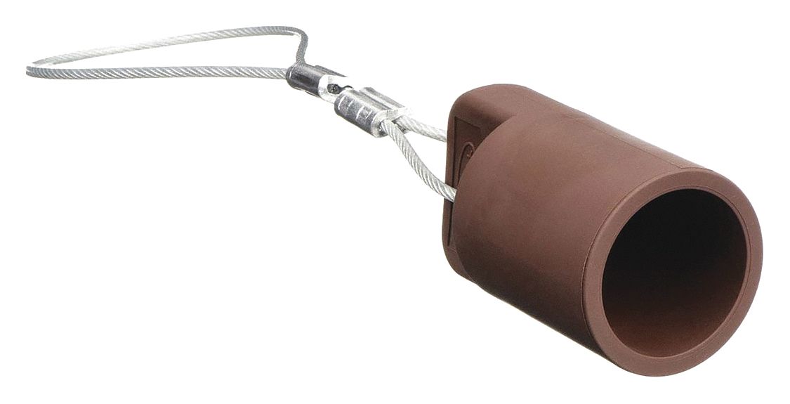 Single Pole Connector Cover: 400 A Compatible Device Current, For Female Connectors, Brown