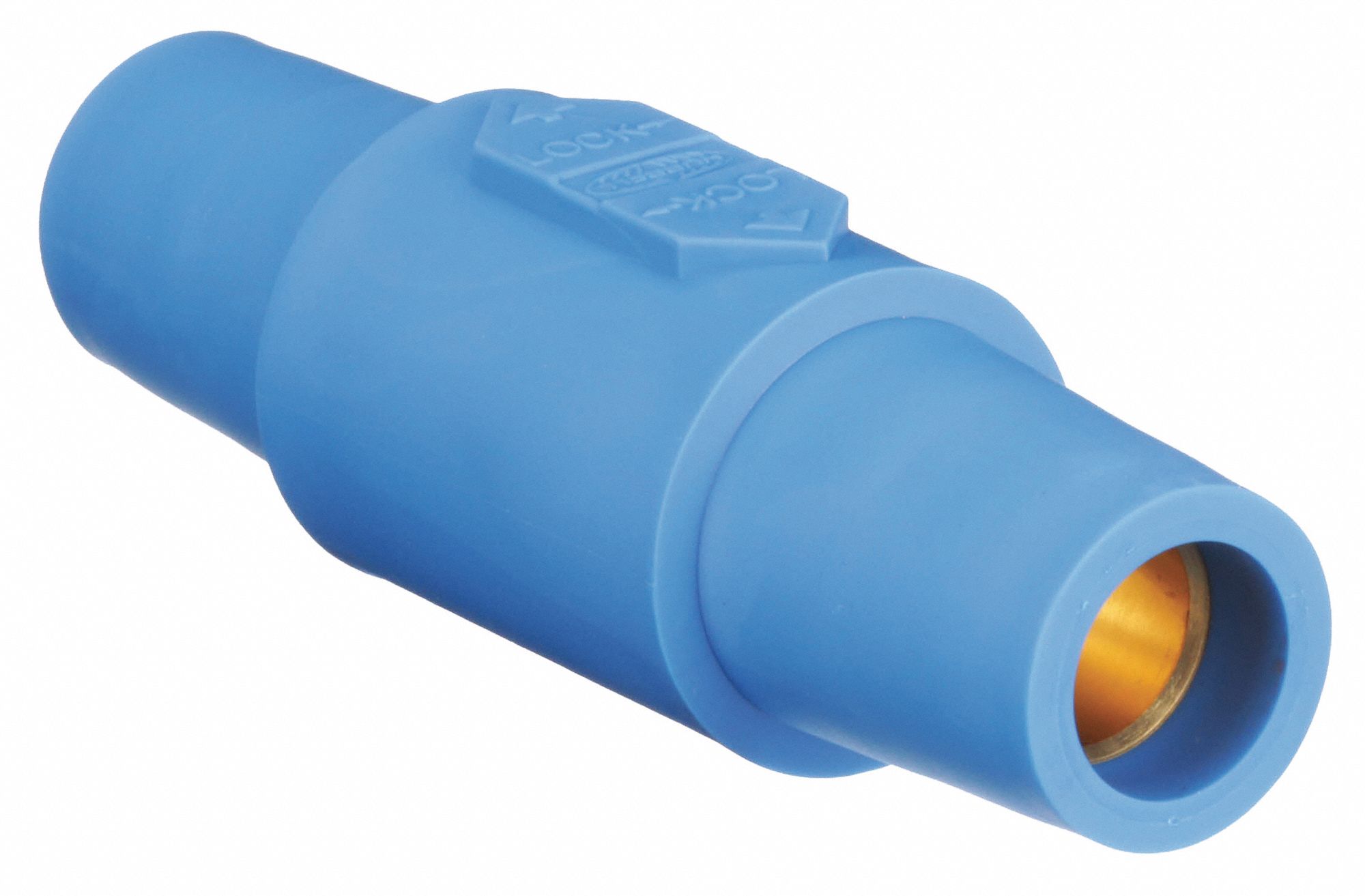 Double Connector: Female-Female, 400 A, Blue