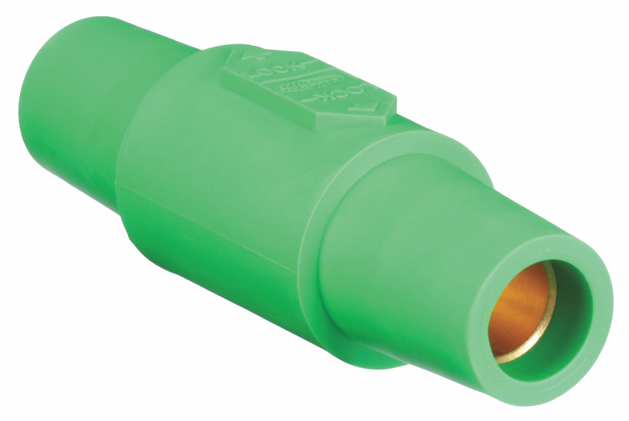 Double Connector: Female-Female, 400 A, Green