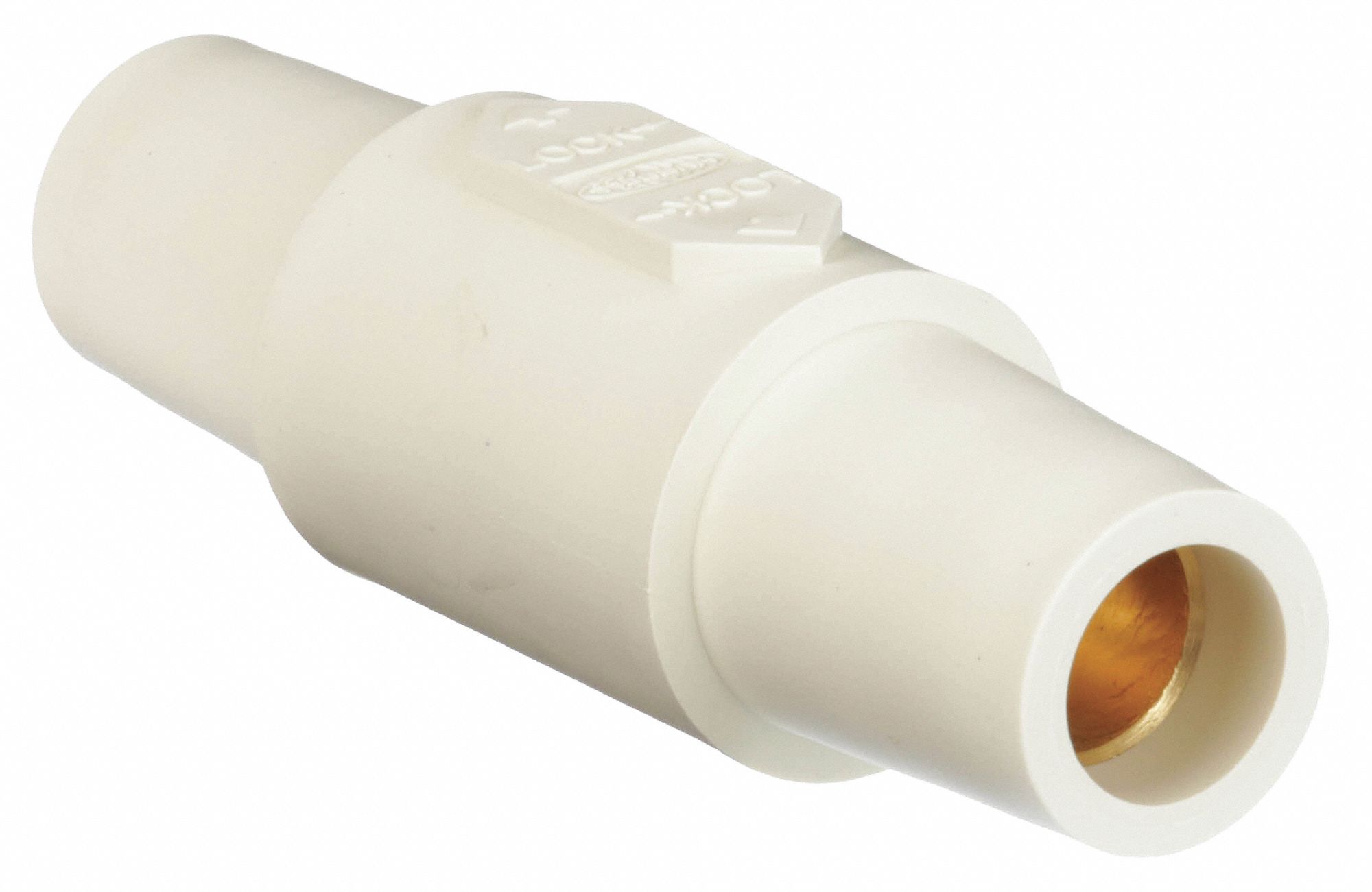 Double Connector: Female-Female, 400 A, White