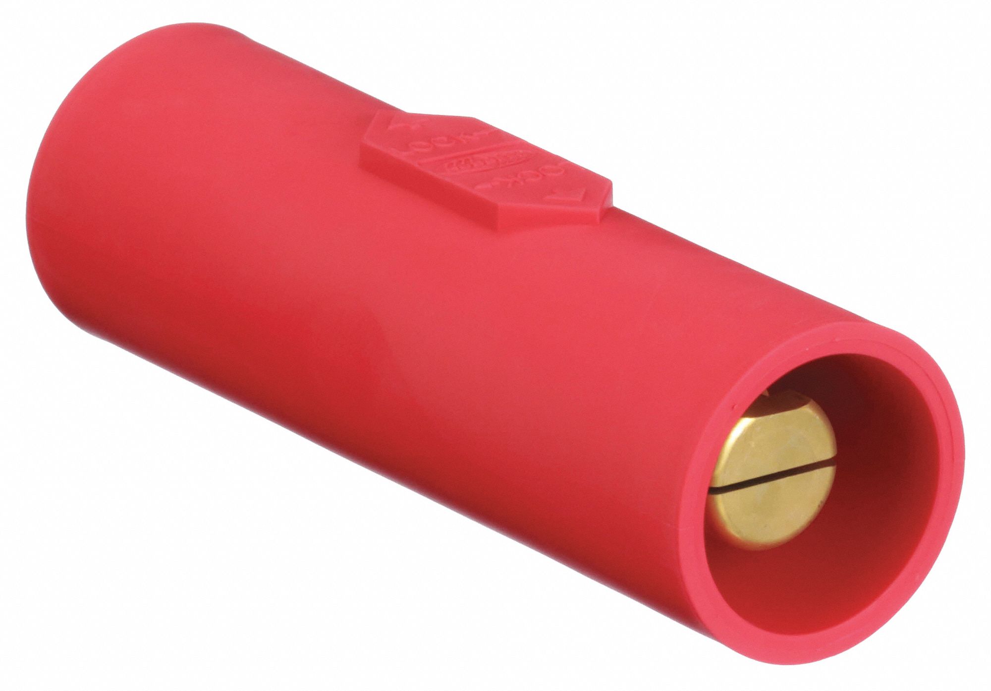 Double Connector: Male-Male, 400 A, Red