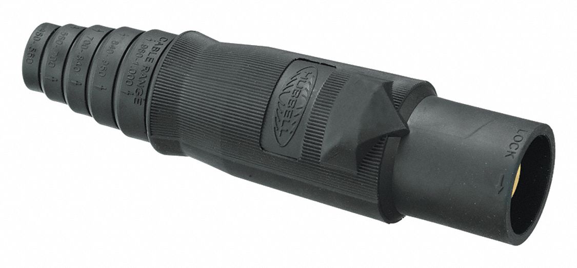 HUBBELL WIRING DEVICEKELLEMS Single Pole Connector 20TT68HBLMBBK Grainger