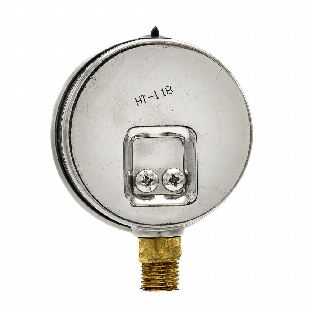 PIC GAUGES Pressure Gauge, 0 to 100 psi Range, 1/4 in MNPT, +/212