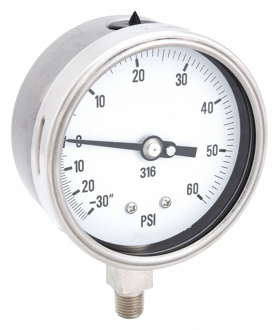 MANOVACUOMETRE,USAGE INT,4 PO,30/60