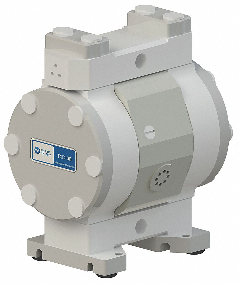 Double Diaphragm Pump: 3/8 in Inlet/Outlet Size, NPT Connection, 5.8 gpm Max. Flow