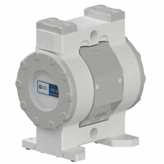 WHITE KNIGHT, PTFE, 1 in, Double Diaphragm Pump - 20UE01|PSD16TE-OTN ...