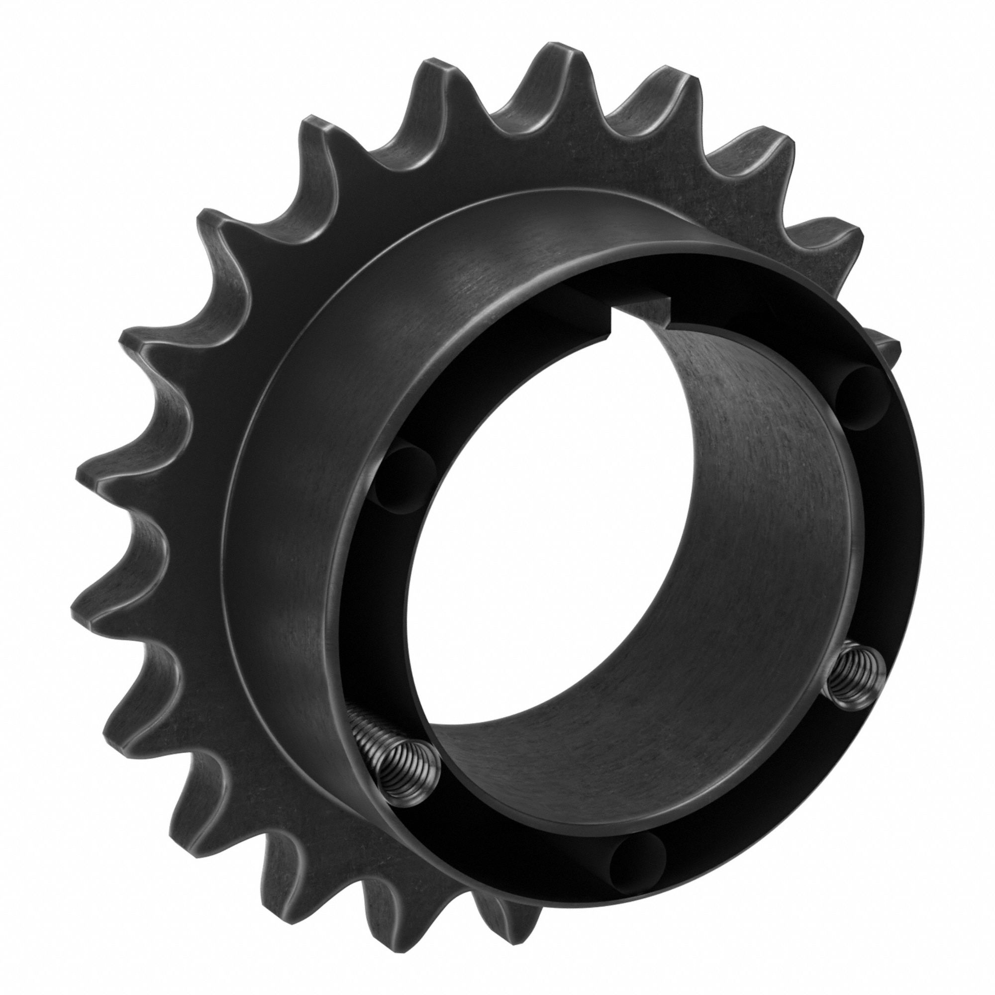 Single Strand Sprocket: For 60 Chain, 21 Teeth, 5.033 in Pitch Dia, 5.426 in Outside Dia