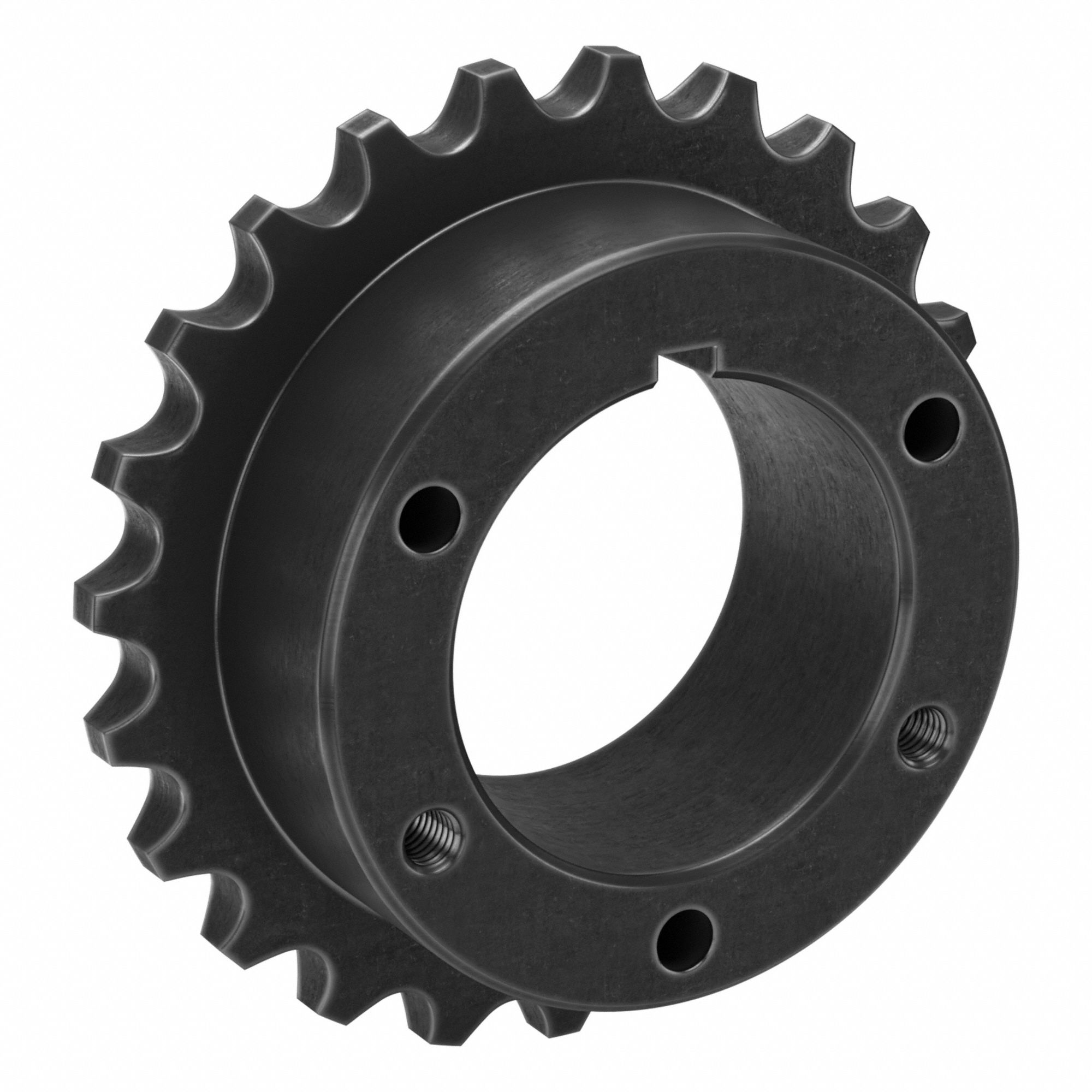 Single Strand Sprocket: For 60 Chain, 23 Teeth, 5.746 in Pitch Dia, 5.907 in Outside Dia