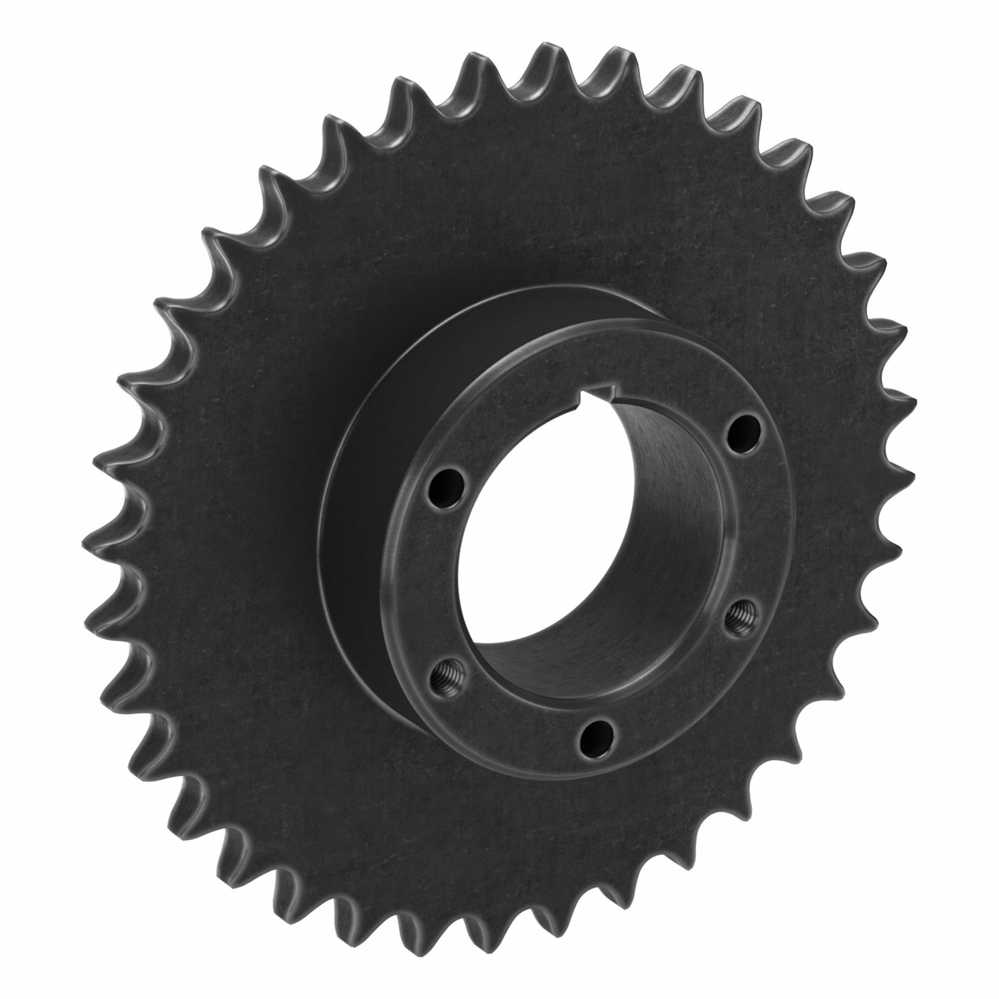 Single Strand Sprocket: For 60 Chain, 36 Teeth, 8.606 in Pitch Dia, 9.023 in Outside Dia