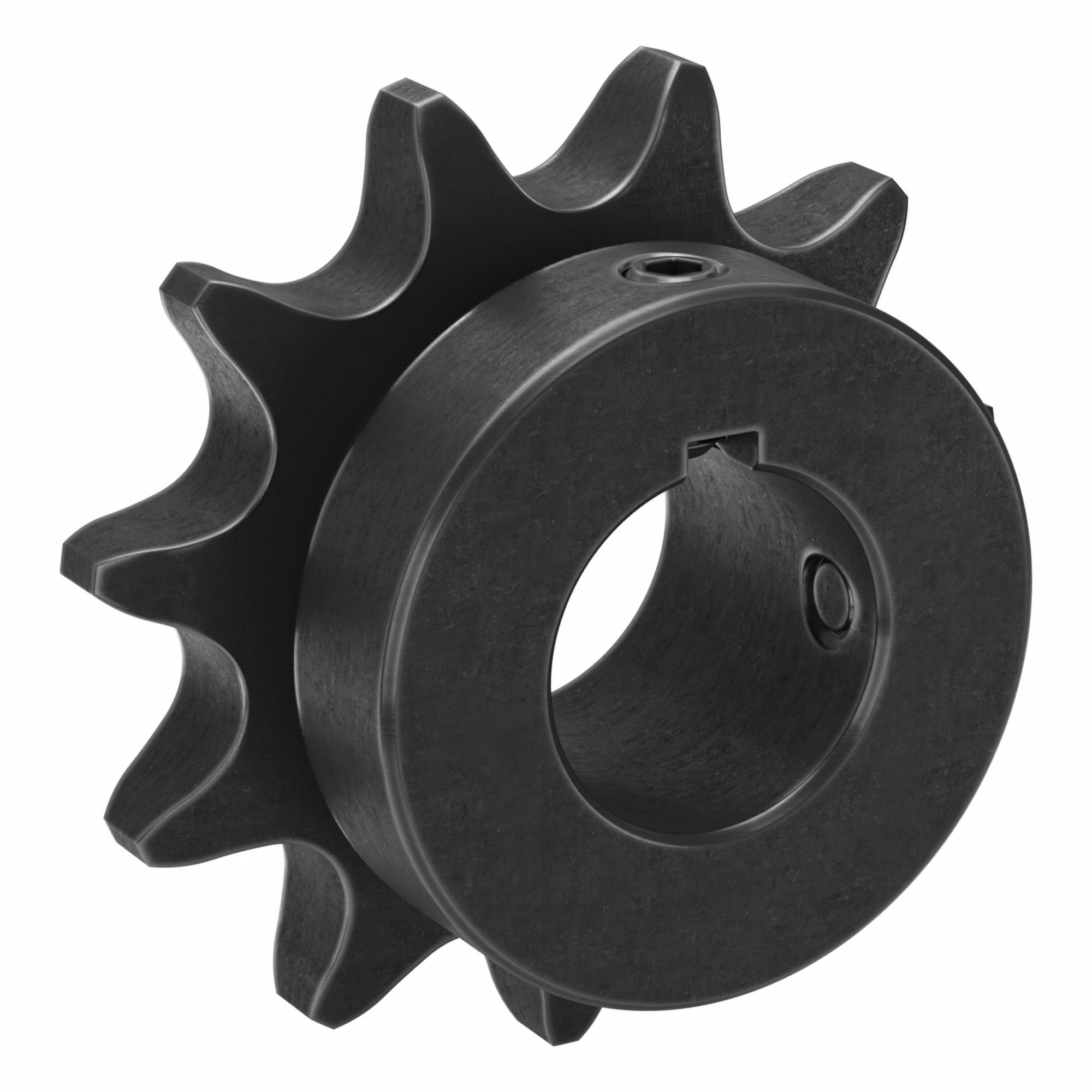 Single Strand Sprocket: 50, For 5/8 in Chain Pitch, 7/8 in Bore Dia, 11 Teeth, Steel