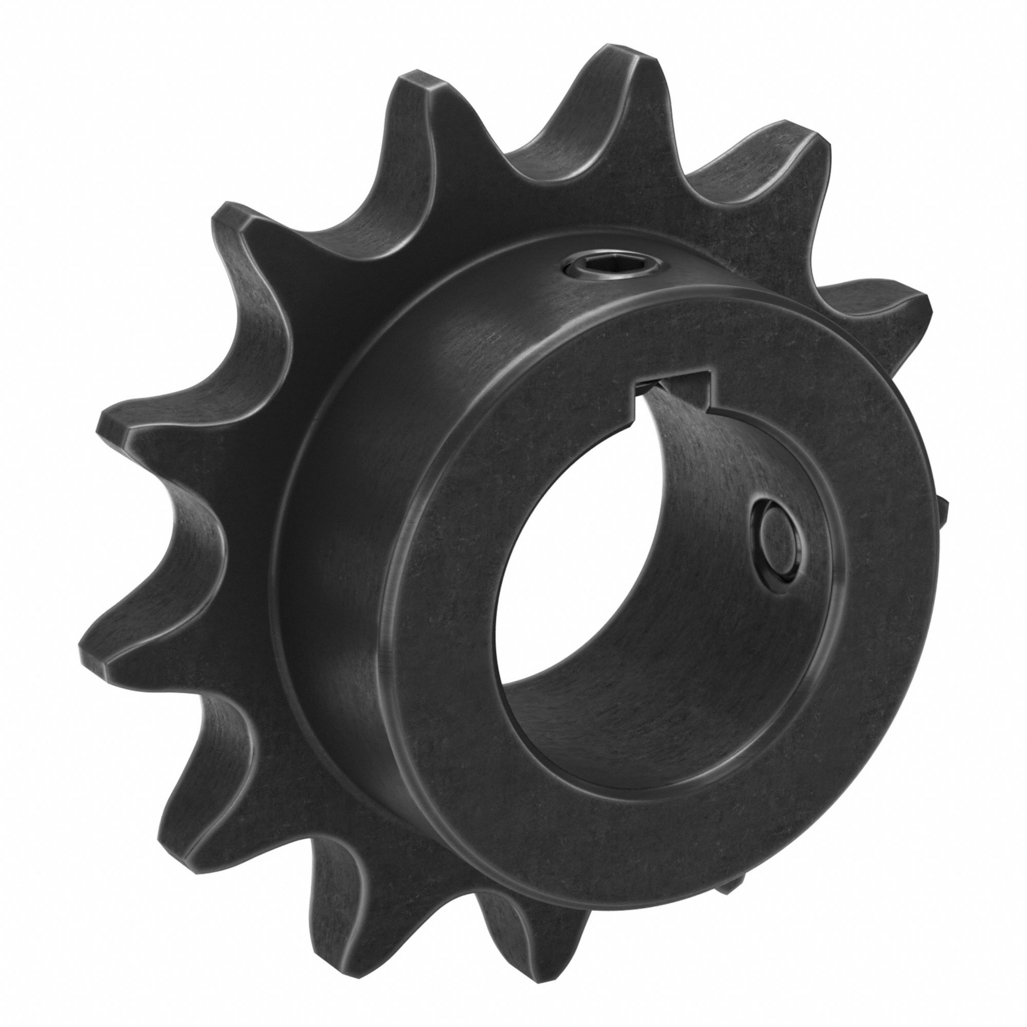 Single Strand Sprocket: 50, For 5/8 in Chain Pitch, 1 1/8 in Bore Dia, 13 Teeth, Steel