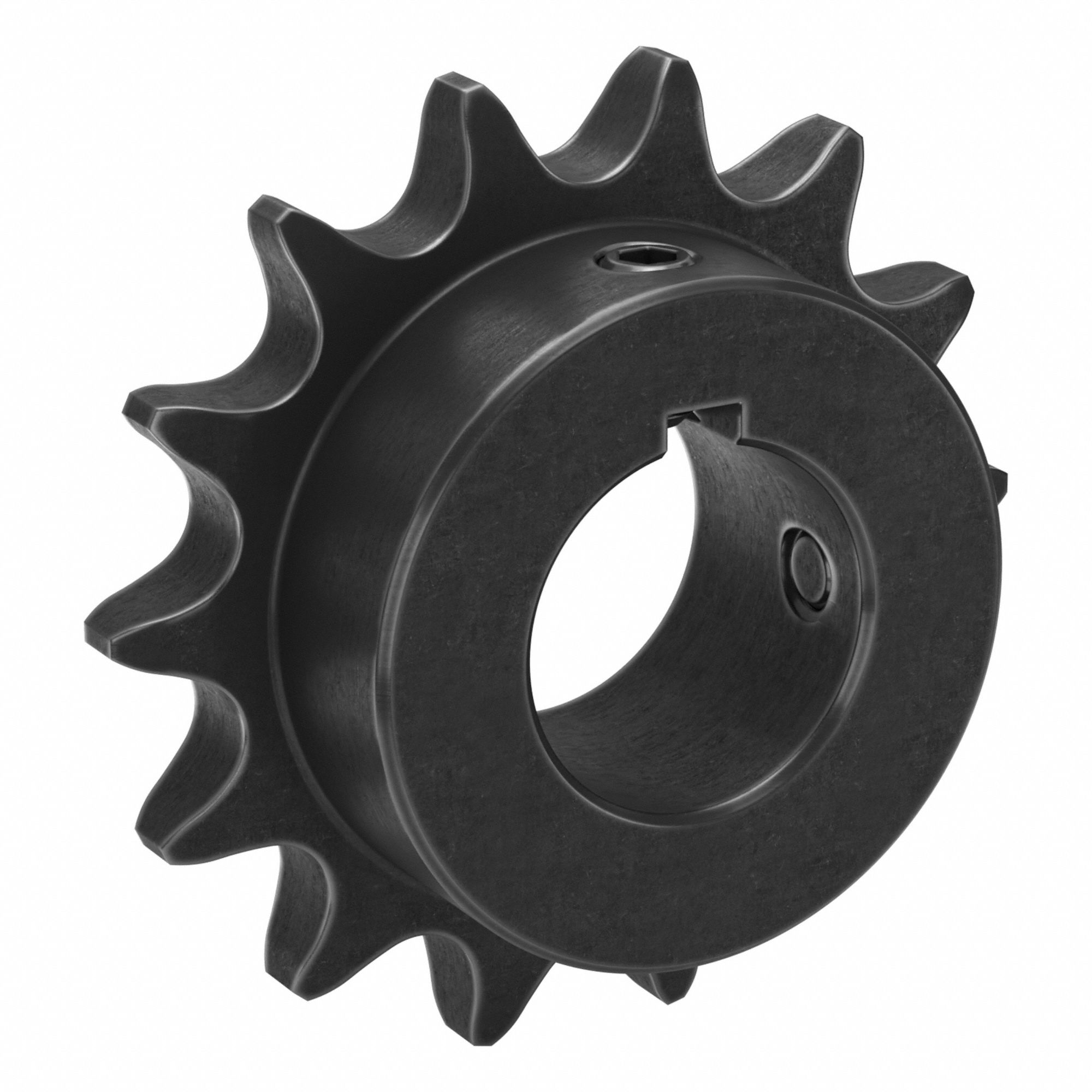 Single Strand Sprocket: 50, For 5/8 in Chain Pitch, 1 1/8 in Bore Dia, 14 Teeth, Steel