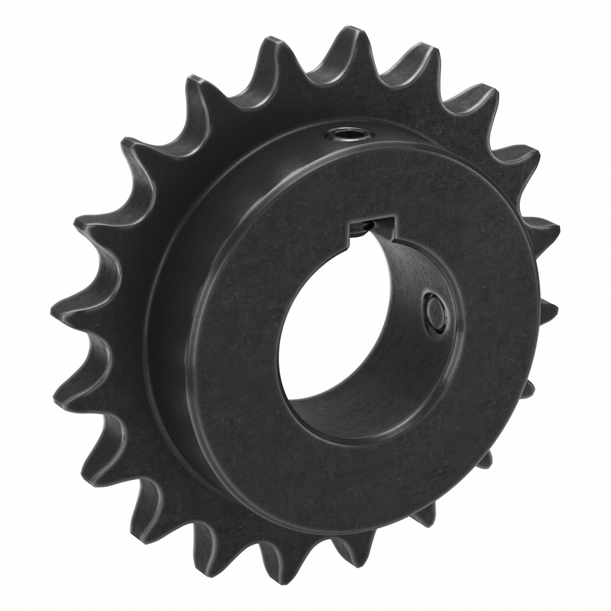 Single Strand Sprocket: 50, For 5/8 in Chain Pitch, 1 1/2 in Bore Dia, 20 Teeth, Steel