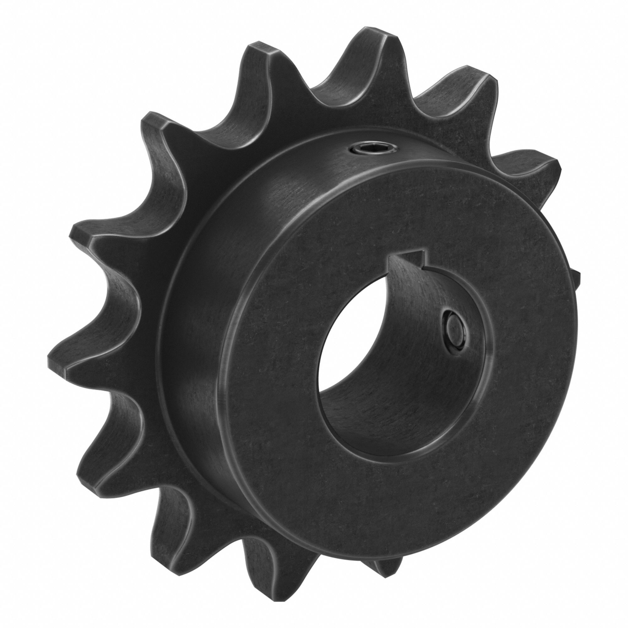 Single Strand Sprocket: 60, For 3/4 in Chain Pitch, 1 3/16 in Bore Dia, 14 Teeth, Steel