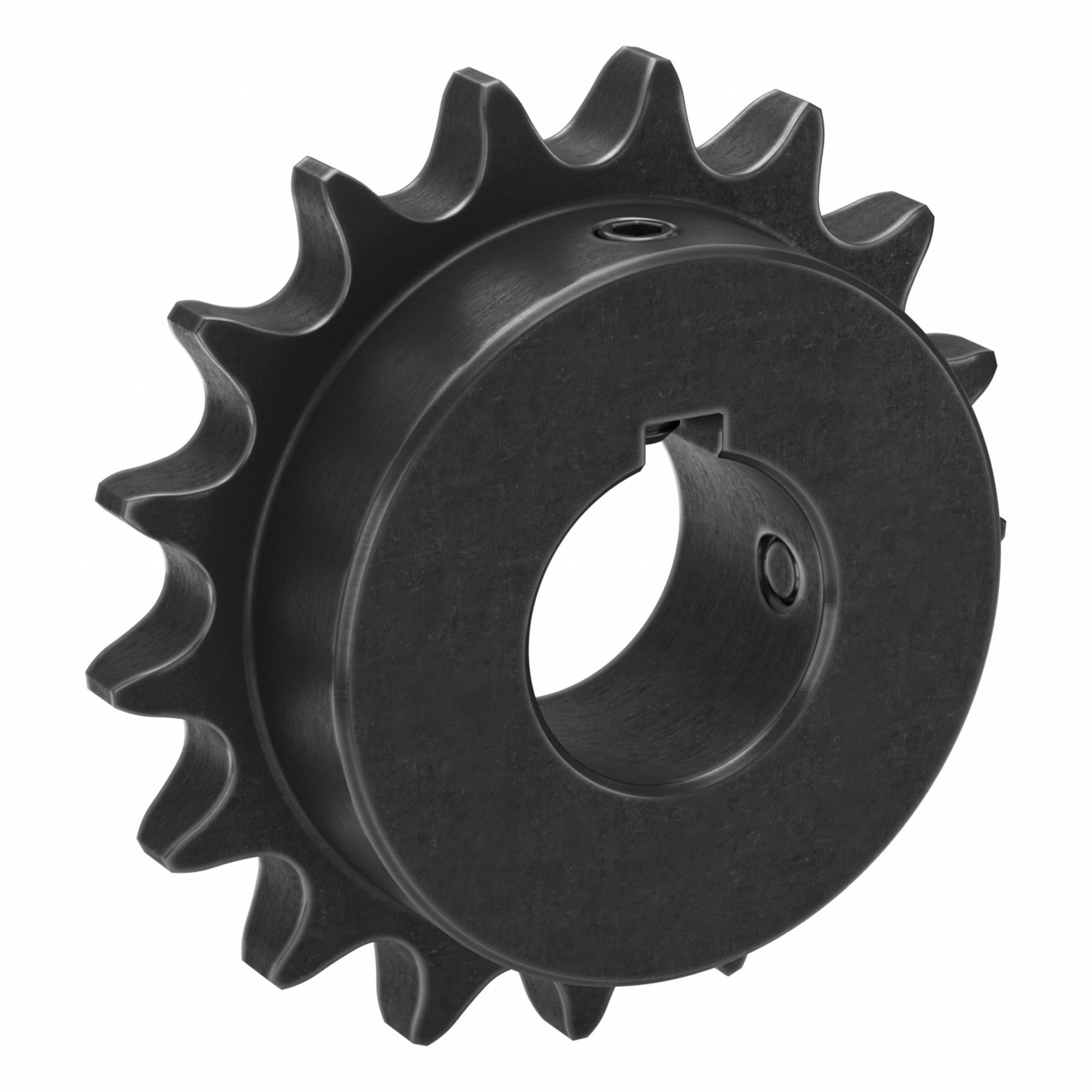 Single Strand Sprocket: 60, For 3/4 in Chain Pitch, 1 7/16 in Bore Dia, 17 Teeth, Steel