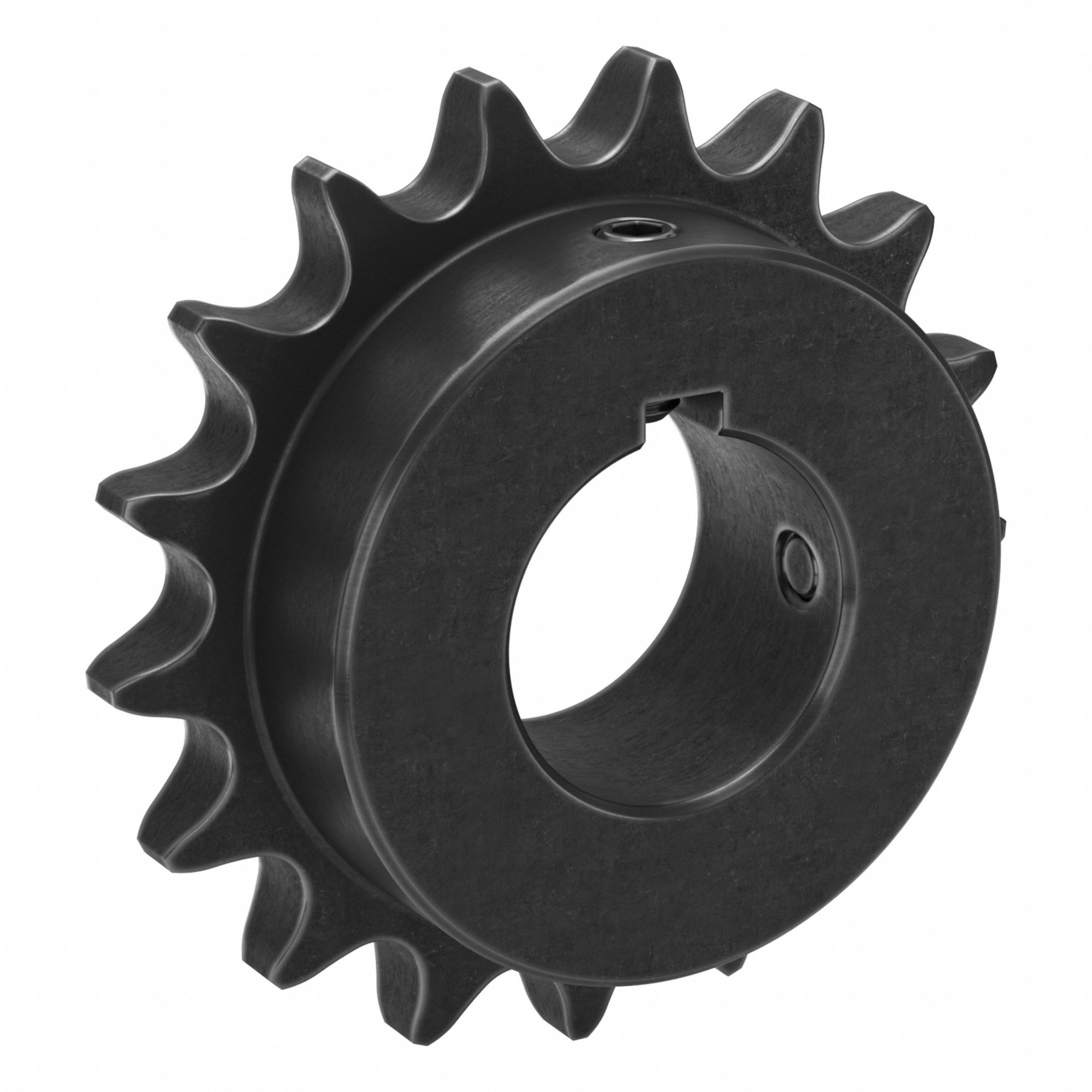 Single Strand Sprocket: 60, For 3/4 in Chain Pitch, 1 5/8 in Bore Dia, 17 Teeth, Steel
