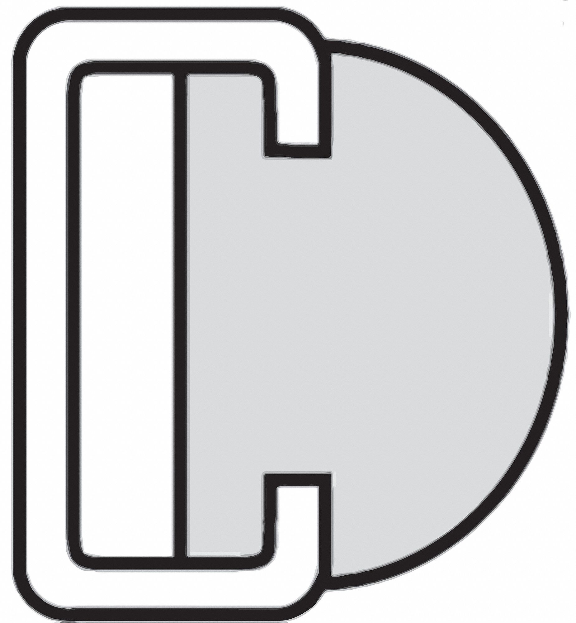 Belt Guide: 10 ft Overall Lg, 0.79 in Overall Ht, 0.56 in Overall Wd, GR1001L120.00