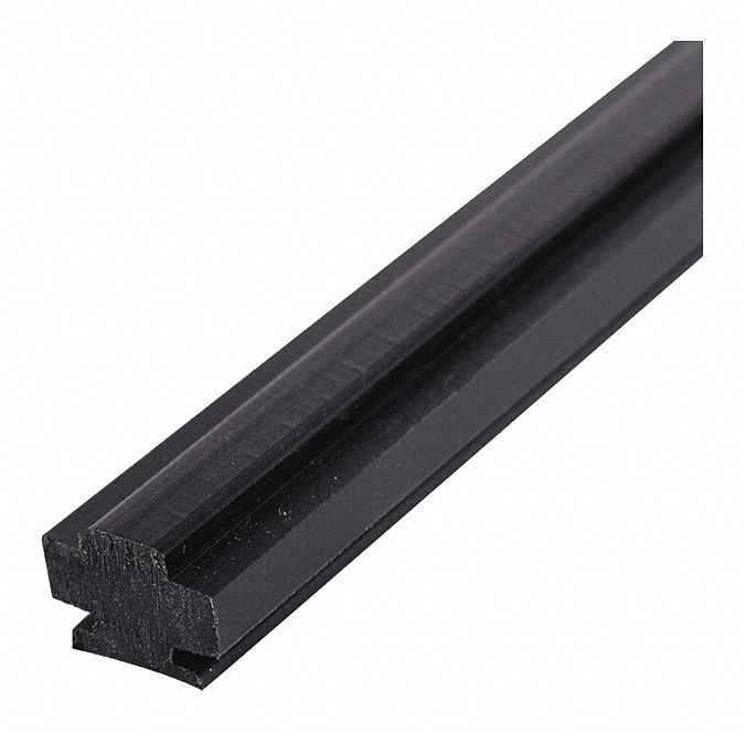 FENNER DRIVES Chain Guide For Chain 60, Single Pitch, Black UHMWPE