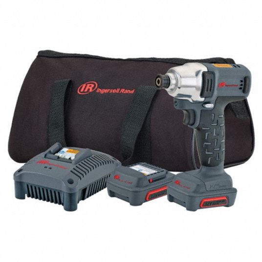 INGERSOLL RAND Cordless, Impact Driver, 1/4 in Hex, 12V DC, 100 ftlb