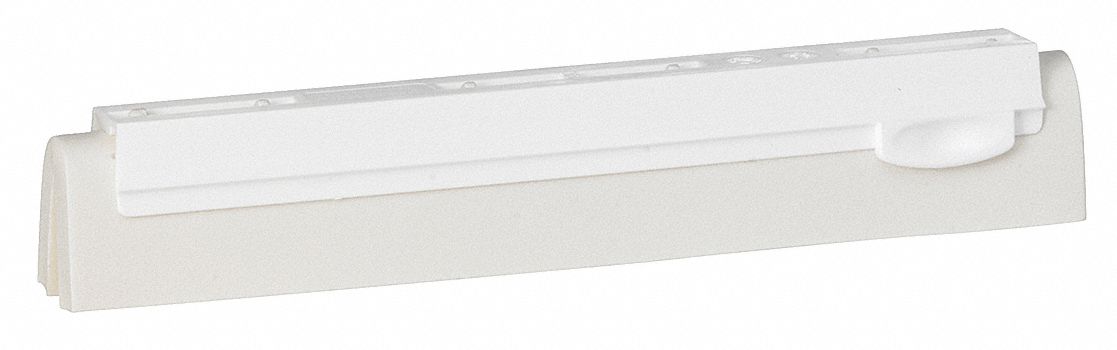 SQUEEGEE BLADE,9 3/4 IN W,WHITE
