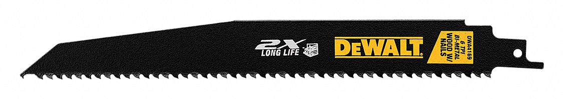 Reciprocating Saw Blade, Tapered, PK5