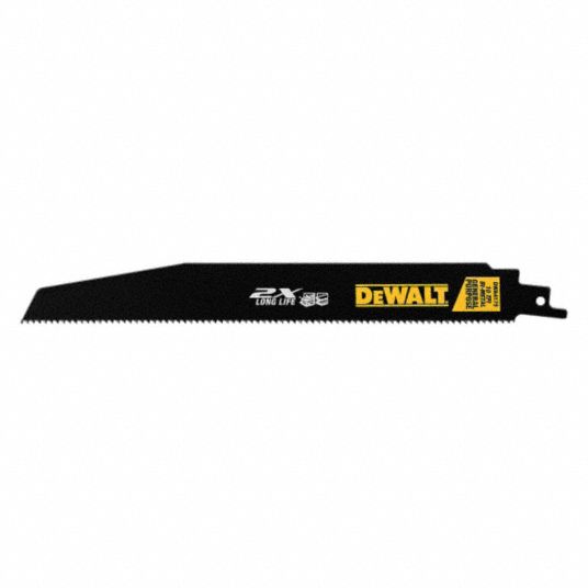 DEWALT Reciprocating Saw Blade TPI 10 PK5 20UN51 DWA4179 Grainger