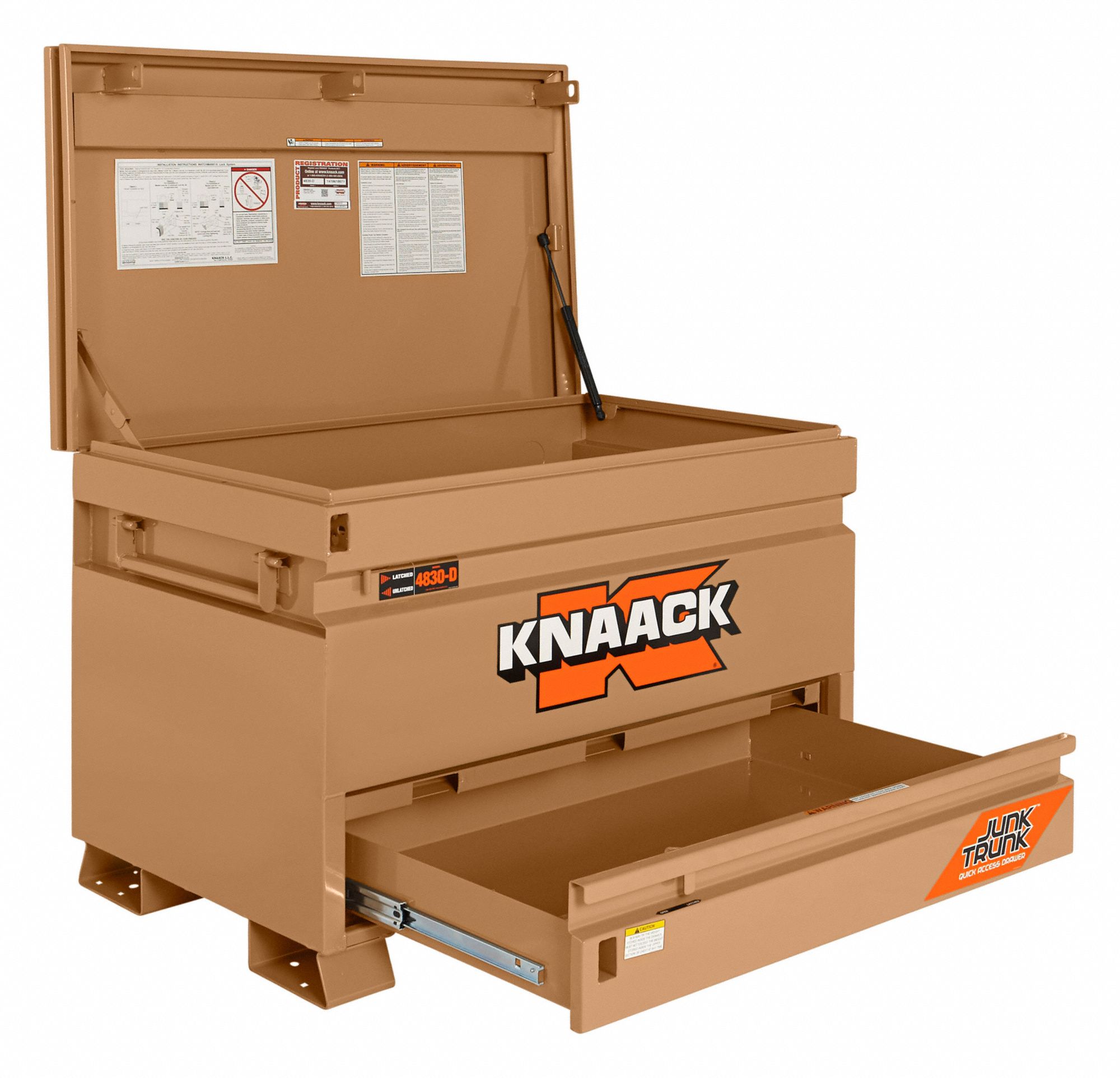 KNAACK Jobsite Box 48 in Overall Wd, 30 in Overall Dp, 35 in Overall
