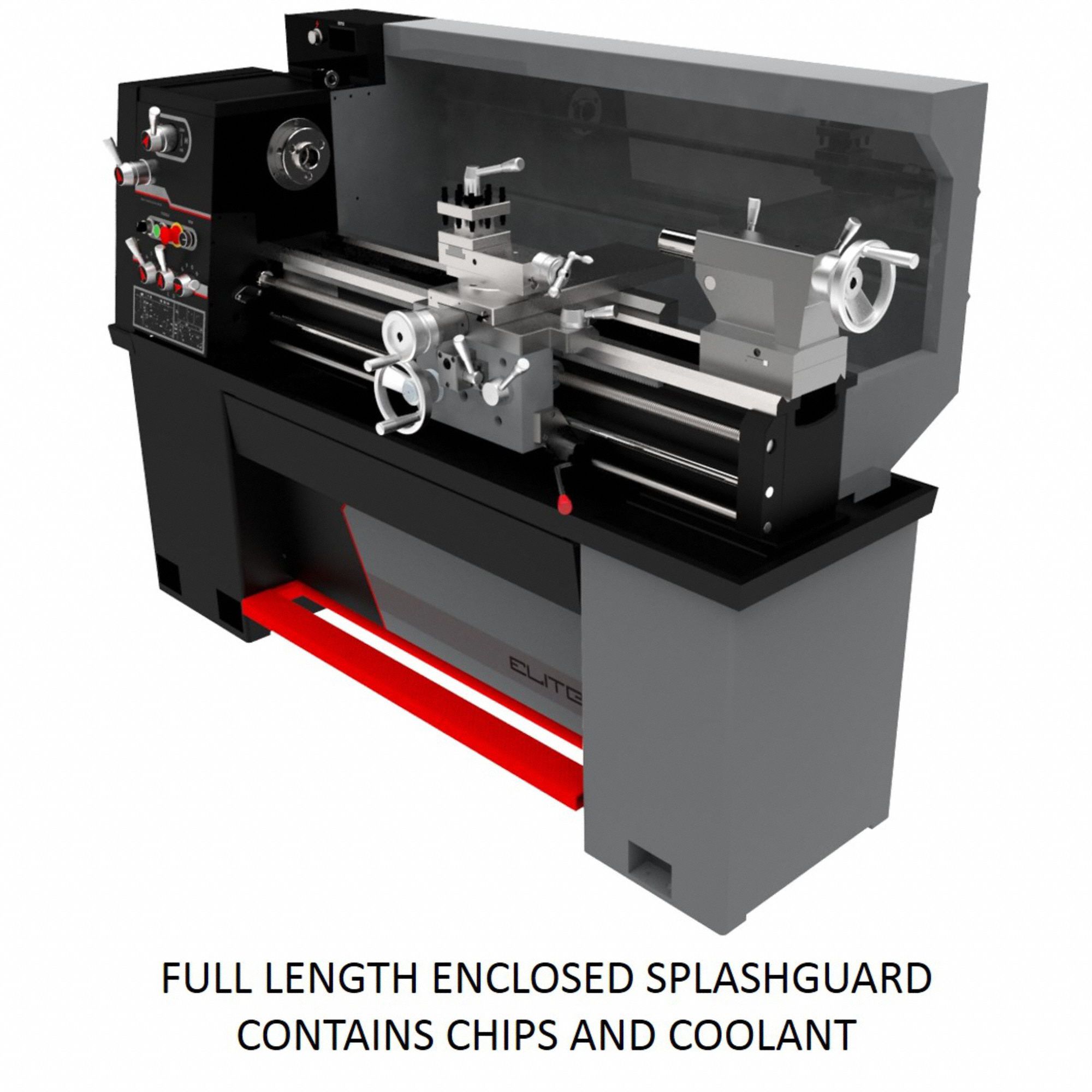 JET ELITE Lathe, Distance Between Centers 40 in, Voltage 230, 3, Min