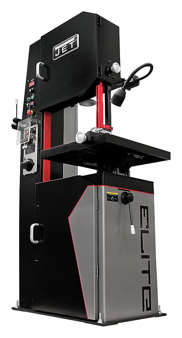 Band Saw: 20 in Throat Dp - Vertical, 50 to 5, 000 SFPM, 10° Left to 45° Right, 3 Phase